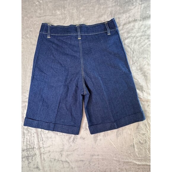 Gold Flava Womens Plus Size 16 Stretch Cotton Denim jean shorts - Picture 2 of 12